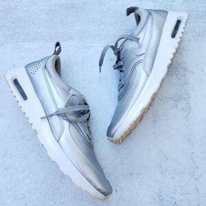 Nike Air Max Metalic Silver Sneakers Sz 7.5